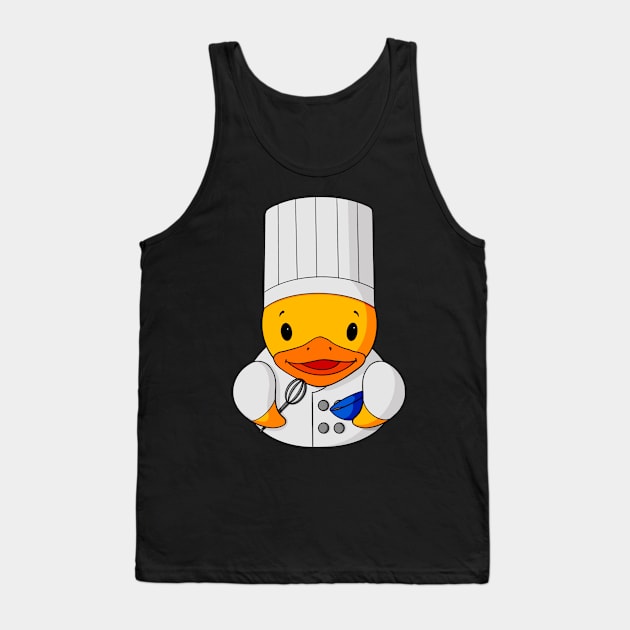 Chef Rubber Duck Tank Top by Alisha Ober Designs